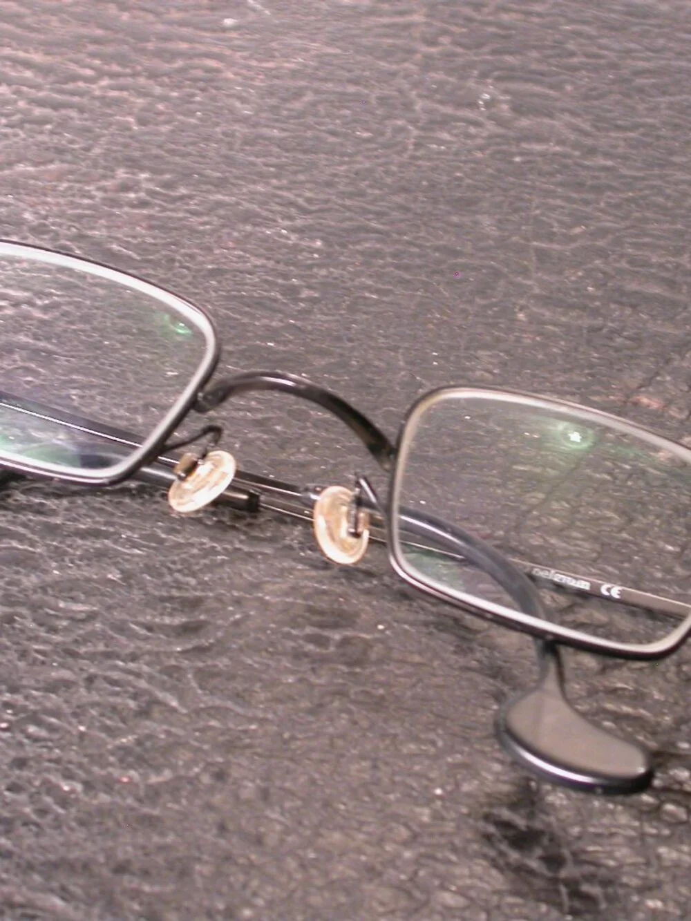 Theo Jet Black Modern Art Eyeglasses Spectacles Frames Made in Belgium